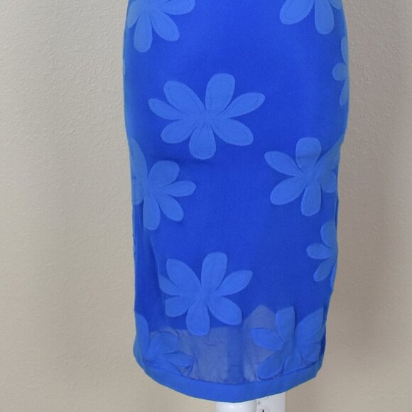 Wolford Floral Flower Slip Bodycon Sheath Dress - S - Picture 3 of 11
